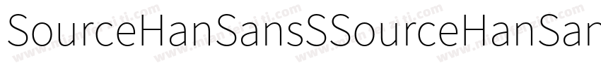 SourceHanSansSSourceHanSansSC Mediu字体转换